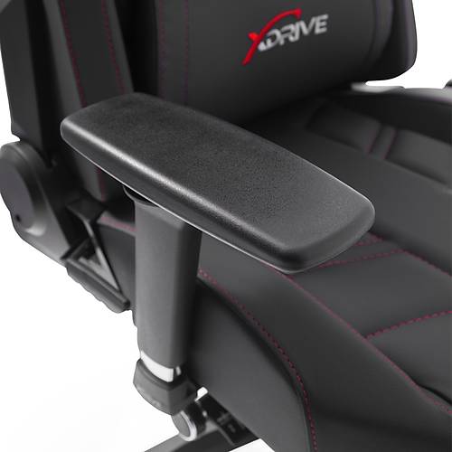 xDrive F�rt�na Ayak Uzatmal� Profesyonel Oyuncu Koltu�u Siyah/Siyah