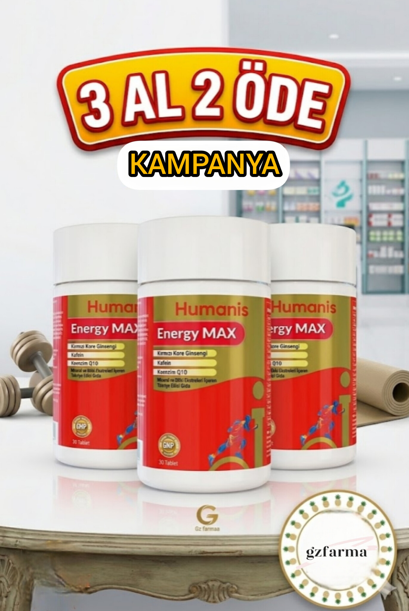 Humanis ENERGY MAX 3 AL 2 ÖDE KAMPANYALI