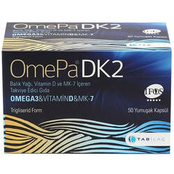 Omepa DK2 Omega 3 50 Yumuşak Kapsül Balık Yağı Takviyesi