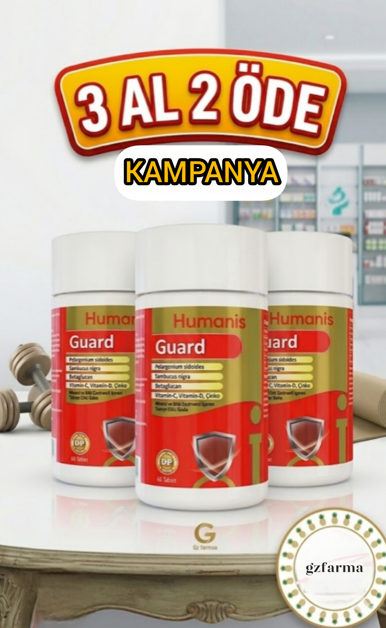 Humanis GUARD 3 AL 2 ÖDE KAMPANYALI