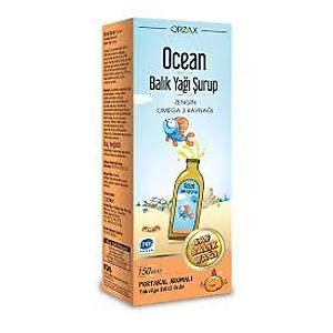 Orzax Ocean Omega 3 Portakall� Bal�k Ya�� �urubu 150 ml