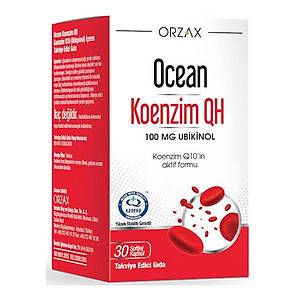 Orzax Ocean Koenzim QH 100 mg 30 Kaps�l G�da Takviyesi