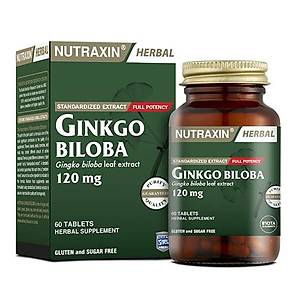 Nutraxin Ginkgo Biloba 120 Mg 60 Kaps�l G�da Takviyesi