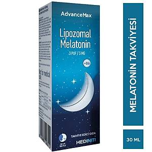 ADVANCEMAX LIPOZOMAL MELATON�N + V�TAM�N B6 30 ML SPREY
