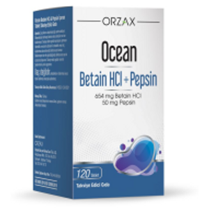 OCEAN BETAIN HCL+PEPSIN 120 TB.