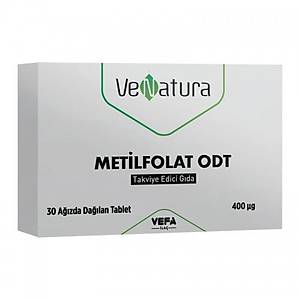 VeNatura Metilfolat Odt Takviye Edici G�da 30 Tablet