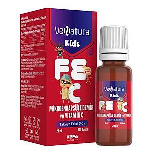 VeNatura Kids Mikroenkaps�le Demir ve Vitamin C Takviye Edici G�da 20 ml