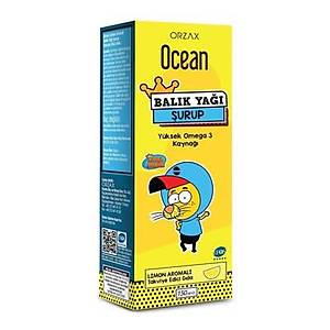 Orzax Ocean Omega 3 Bal�k Ya�� �urubu Limon Aromal� 150 ml Kral �akir
