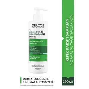 VICHY DERCOS NORMAL VE YA�LI SA�LAR ���N KEPEK �AMPUANI 390 ML