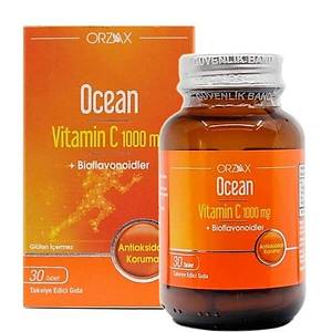 Orzax Ocean Vitamin C 1000 Mg 30 Tablet C Vitamini Takviyesi