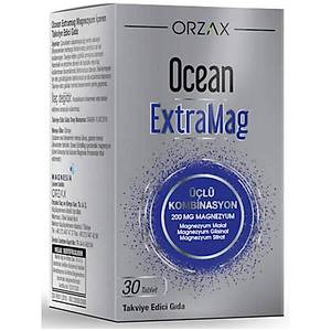 Orzax Ocean Extramag 30 Tablet Magnezyum Takviyesi
