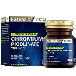 Nutraxin Chromium Picolinate 90 Kaps�l G�da Takviyesi