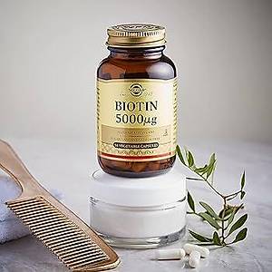 SOLGAR BIOTIN 5000 MCG 50 CAP.