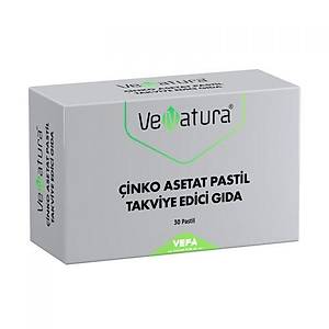 VeNatura �inko Asetat Pastil Takviye Edici G�da 30 Pastil
