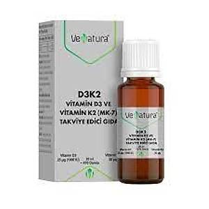 VeNatura Vitamin D3 ve Menaquinon 7 Takviye Edici G�da 20 ml