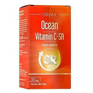 Orzax Ocean Vitamin C-SR 30 Tablet C Vitamini Takviyesi