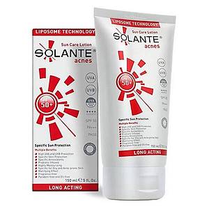 Solante Acnes Spf 50 150 ML Ya�s�z G�ne� Kremi