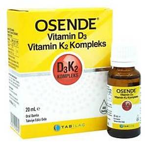 Osende Vitamin D3K2 Kompleks Damla 20 ml