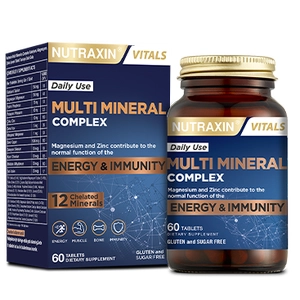 NUTRAXIN MULTI MINERAL COMPLEX ENERGY & IMMUNITY 60 TABLET