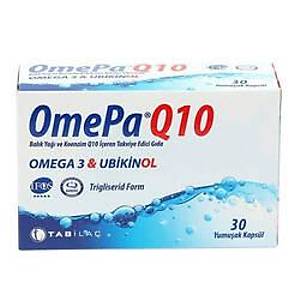Omepa Q10 Omega3 Ubiquinol 30 Kaps�l Bal�k Ya�� Takviyesi