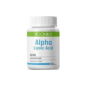Voonka Alpha Lipoic Acid 600mg 32 Kaps�l G�da Takviyesi