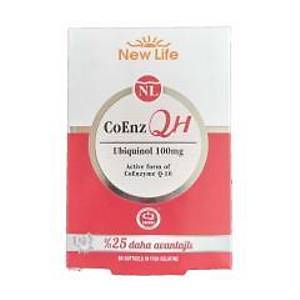New Life CoEnz QH 100 mg 60 Yumu�ak Kaps�l