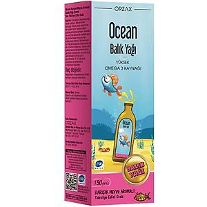 Orzax Ocean Omega 3 Kar���k Meyveli Bal�k Ya�� �urubu 150 ml