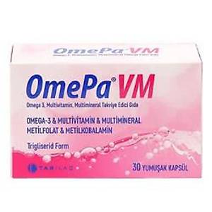 Omepa VM Takviye Edici G�da 30 Yumu�ak Kaps�l Bal�k Ya��