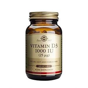 Solgar Vitamin D3 1000 IU 100 Kaps�l