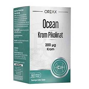 Orzax Ocean Krom Pikolinat 90 Kaps�l Takviye Edici G�da