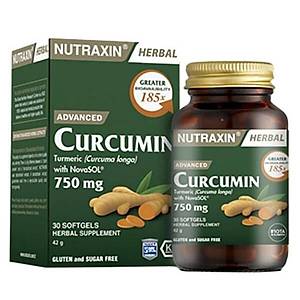 Nutraxin Advanced Curcumin 750 mg 30 Softgels