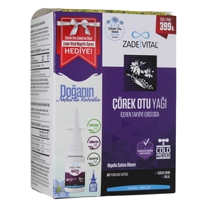 ZADEVITAL ��REK OTU YA�I 60 KAPS�L� + N�GEF�X SPREY 10 ML HED�YEL� AVANTAJ PAKET�