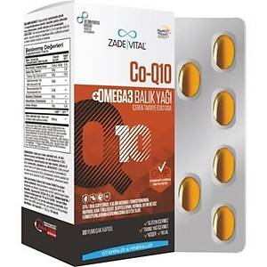 ZADEV�TAL CO-Q10 + OMEGA 3 BALIK YA�I 30 KAPS�L