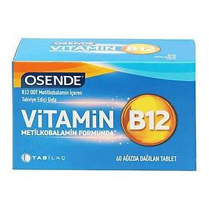 Osende Metilkobalamin B12 60 Tablet