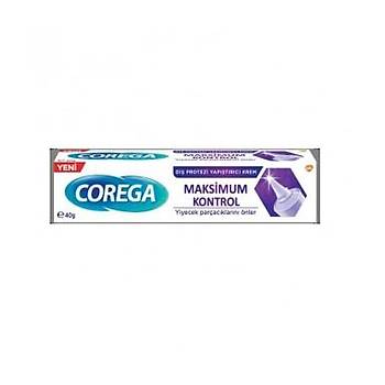 Corega Maximum Kontrol Diş Protezi Yapıştırıcı Krem 40 gr