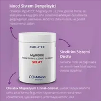 CHELATEX MGMOOD (Magnezyum L-Lizinat Glisinat) �ELAT 60 KAPS�L