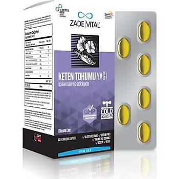 ZADEVITAL KETEN TOHUMU YAI 60 KAPSL