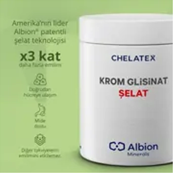 CHELATEX KROM GL�S�NAT �ELAT 60 TABLET