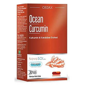 Orzax Ocean Curcumin 30 Kapsül Gıda Takviyesi