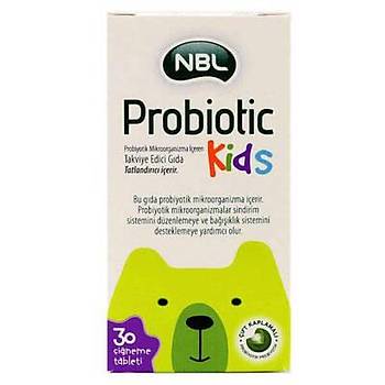 NBL Probiyotik Kids 30 Tablet Çocuklar İçin Probiyotik Takviyesi