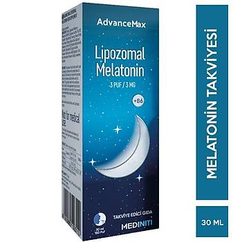 ADVANCEMAX LIPOZOMAL MELATONN + VTAMN B6 30 ML SPREY