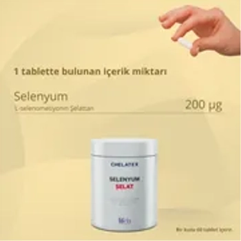 CHELATEX SELENYUM �ELAT 60 TABLET