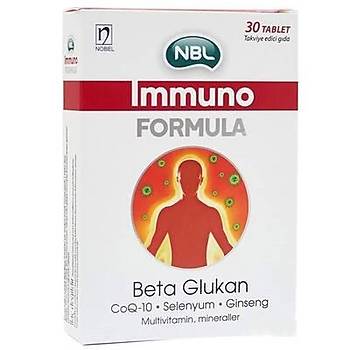 NBL Immuno Formula 30 Tablet Beta Glukan Takviyesi