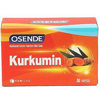 Osende Kurkumin 30 Kapsl Gda Takviyesi