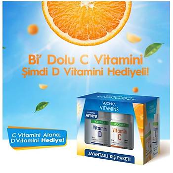Voonka Vitamin C 62 Tablet - Vitamin D 102 Tablet Avantajlı Kış Paketi