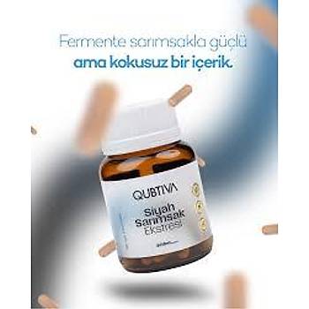 QUBTIVA S�YAH SARIMSAK EKSTRES� 60 KAPS�L