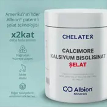 CHELATEX CALCIMORE KALS�YUM B�SGL�S�NAT �ELAT 60 TABLET