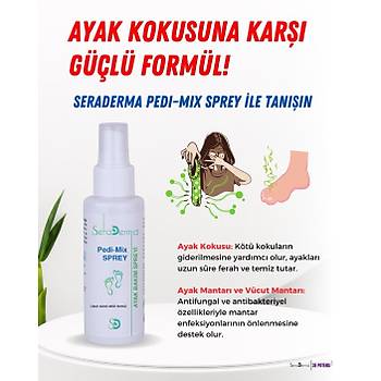 SERADERMA PED�-M�X SPREY AYAK BAKIM SPREY� 100 ML