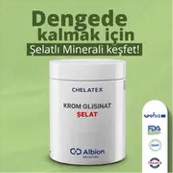CHELATEX KROM GL�S�NAT �ELAT 60 TABLET