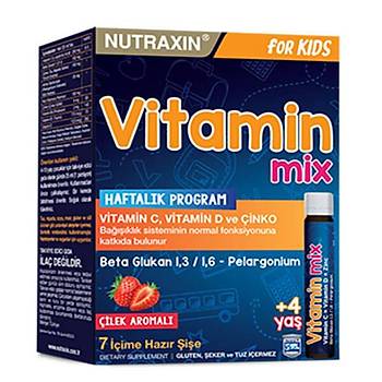 Nutraxin Vitamin Mix For Kids Sıvı 7x25 ml